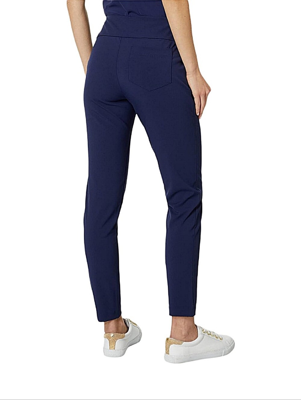 LILLY PULITZER UPF 50+ Luxletic Corso Pant In True Navy - Picture 3 of 13